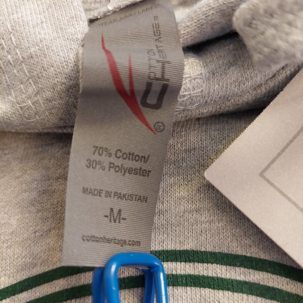 Stormy Kromer Unisex Sunrise USA Terry Cotton Blend Hoodie Gray M NEW! - Picture 10 of 11